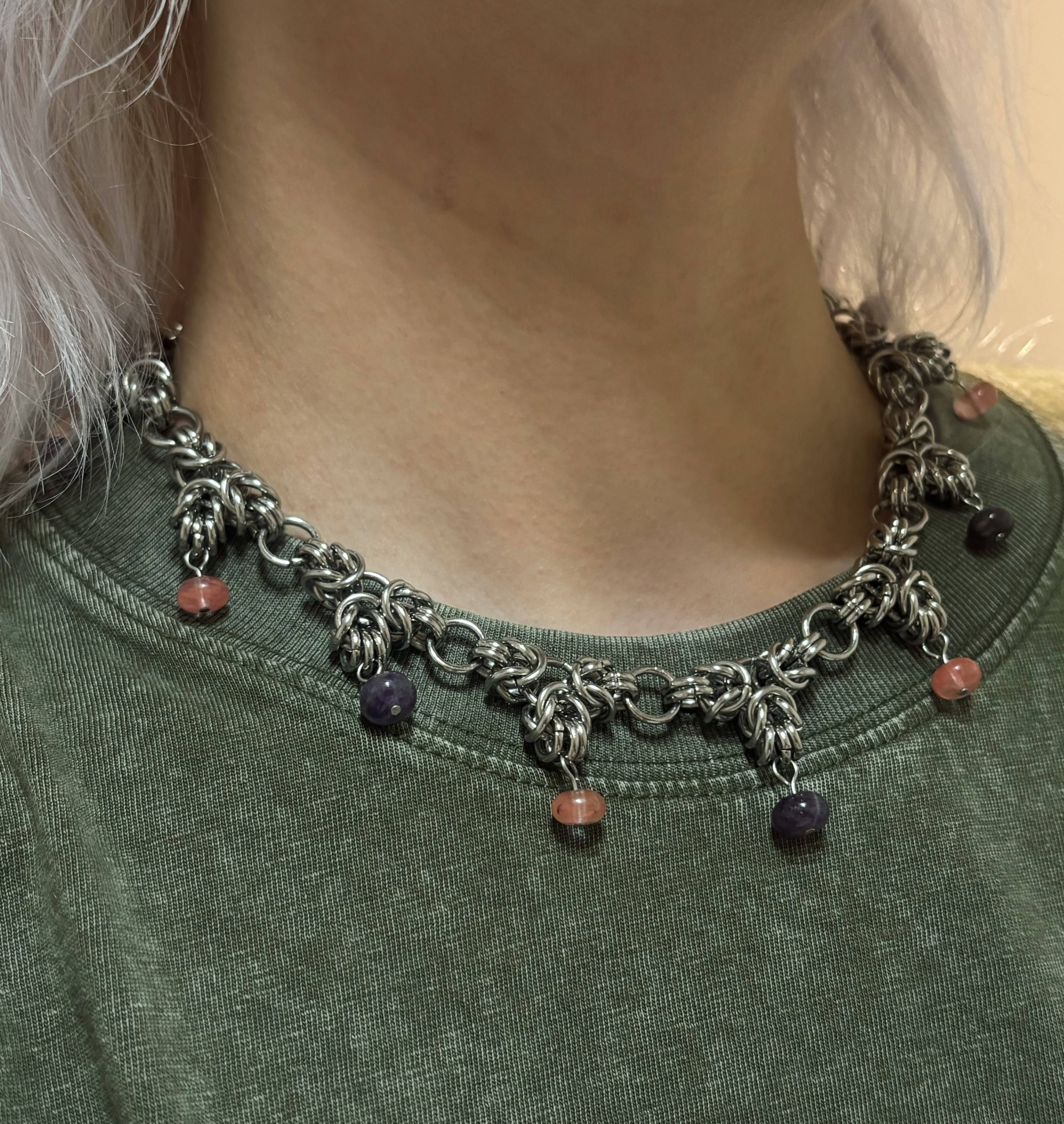 Collier [FAIRY GEMSTONE] — photographie de la création