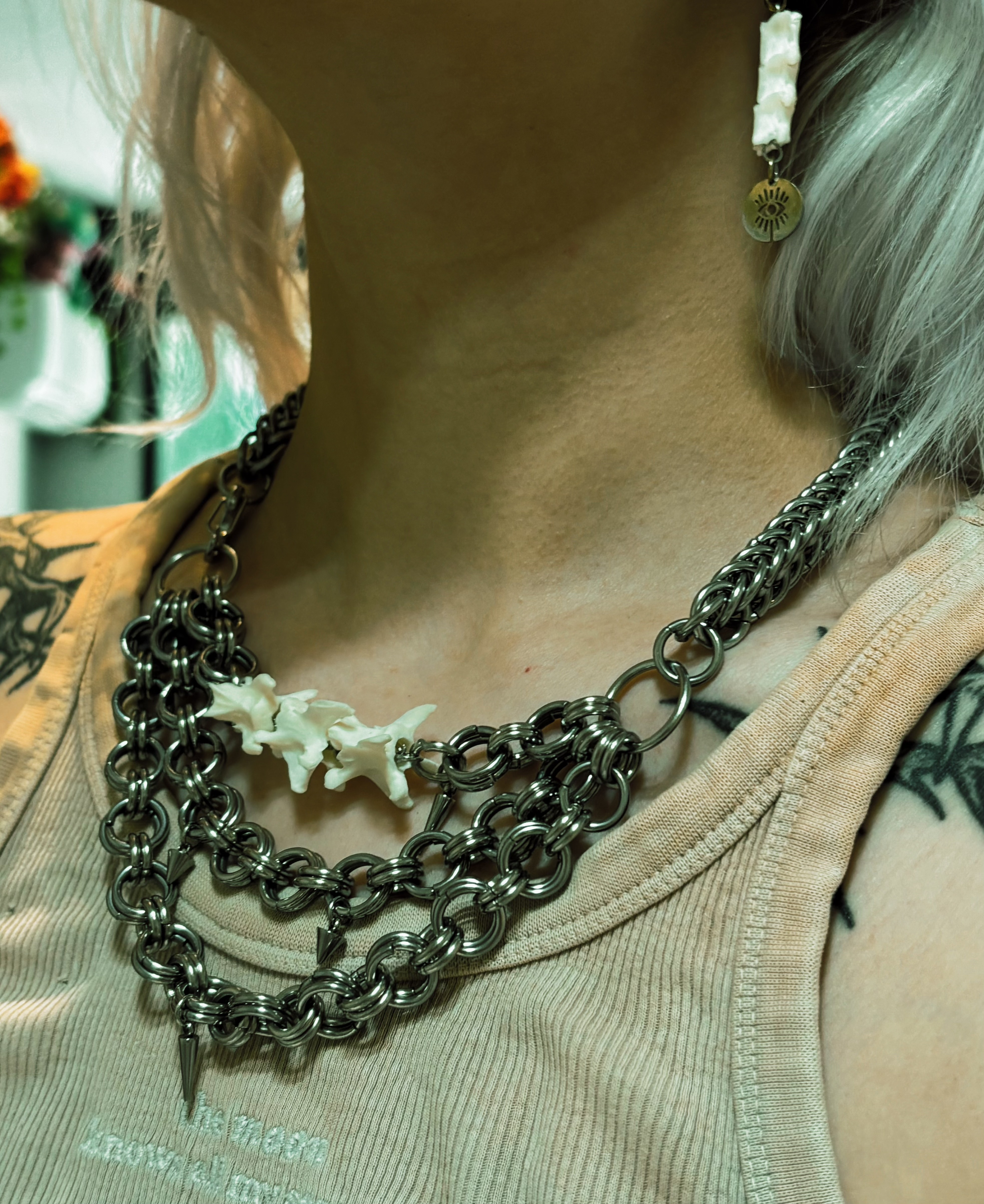 Collier [GRIDO’S SPINES] — photographie de la création