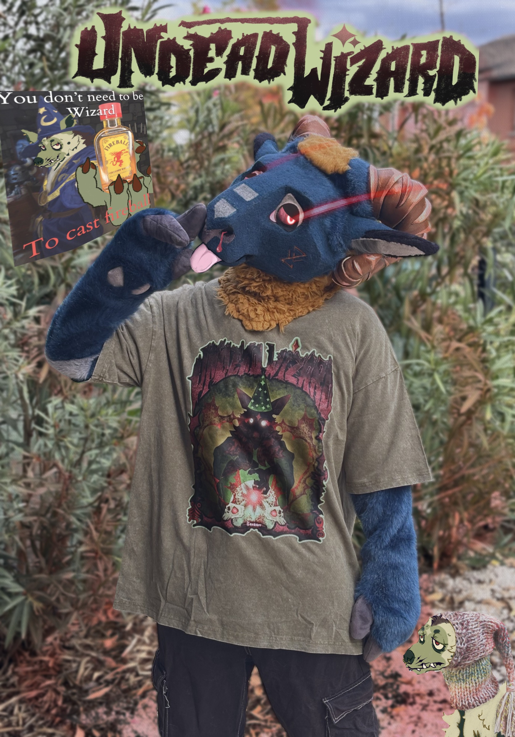 Undead Wizard T-shirt — visuel 1 sur 2